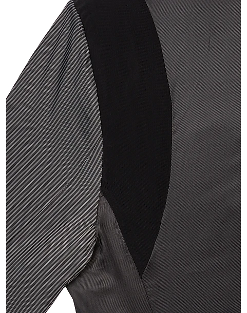 Egara Slim Fit Peak Lapel Dinner Jacket, Midnight Floral Jacquard 4 Egara Slim Fit Peak Lapel Dinner Jacket, Midnight Floral Jacquard - Image 4