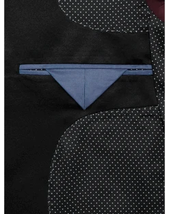 After Hours Slim Fit Dinner Jacket, Blue Jacquard 5 After Hours Slim Fit Dinner Jacket, Blue Jacquard -Mens Dress Shirts Store MW40 15NV 60 AFTER HOURS BURGUNDY JACQUARD ALT2