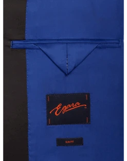 Egara Slim Fit Peak Lapel Dinner Jacket, Blue -Mens Dress Shirts Store MW40 168W 14 EGARA BLUE ALT2 1