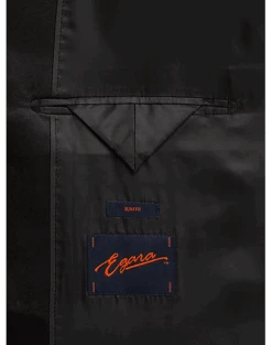 Egara Slim Fit Peak Lapel Double Breasted Dinner Jacket, Navy Tic 5 Egara Slim Fit Peak Lapel Double Breasted Dinner Jacket, Navy Tic -Mens Dress Shirts Store MW40 16D9 71 EGARA NAVY TIC ALT2