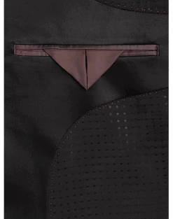 Egara Slim Fit Dinner Jacket, Maroon Floral -Mens Dress Shirts Store MW40 16FW 11 EGARA RED FLORAL ALT2