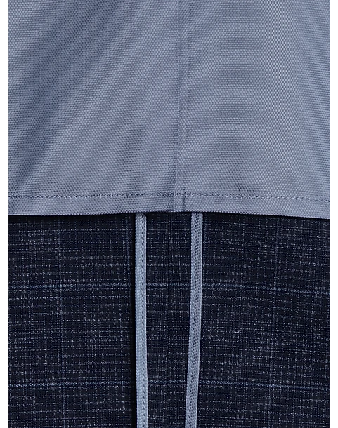 Awearness Kenneth Cole Modern Fit Sport Coat, Navy Plaid 4 Awearness Kenneth Cole Modern Fit Sport Coat, Navy Plaid - Image 4