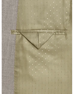 Michael Strahan Classic Fit Notch Lapel Sport Coat, Tan Tic -Mens Dress Shirts Store MW40 16GX 77 MICHAEL STRAHAN TAN TIC ALT2