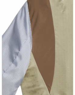 Michael Strahan Classic Fit Notch Lapel Sport Coat, Tan Tic -Mens Dress Shirts Store MW40 16GX 77 MICHAEL STRAHAN TAN TIC ALT5