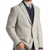 Michael Strahan Classic Fit Notch Lapel Sport Coat, Tan Tic