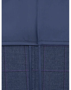 Pronto Uomo Modern Fit Notch Lapel Sport Coat, Blue Windowpane Plaid -Mens Dress Shirts Store MW40 16JT 67 PRONTO UOMO BLUE WINDOWPANE ALT5