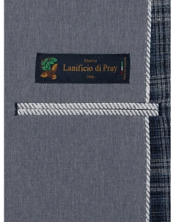 Joseph Abboud Modern Fit Notch Lapel Sport Coat, Blue Plaid -Mens Dress Shirts Store MW40 16JV 67 JOSEPH ABBOUD BLUE PLAID ALT6