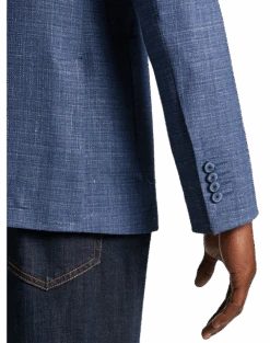 Mens Dress Shirts Store -Mens Dress Shirts Store MW40 16K1 70 JOSEPH ABBOUD BLUE TIC ALT1