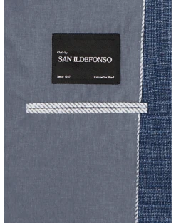 Joseph Abboud Modern Fit Notch Lapel Sport Coat, Blue Tic -Mens Dress Shirts Store MW40 16K1 70 JOSEPH ABBOUD BLUE TIC ALT6