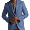 Joseph Abboud Modern Fit Notch Lapel Sport Coat, Blue Tic