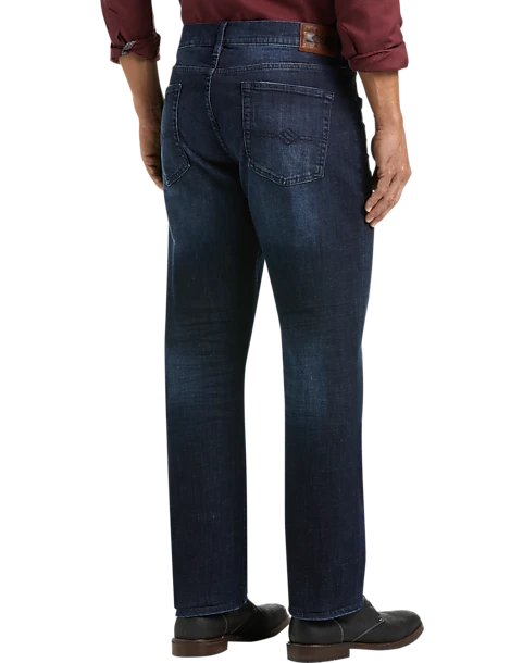 Joseph Abboud Athletic Fit Dark Wash Jeans, Blue Coal 2 Joseph Abboud Athletic Fit Dark Wash Jeans, Blue Coal - Image 2