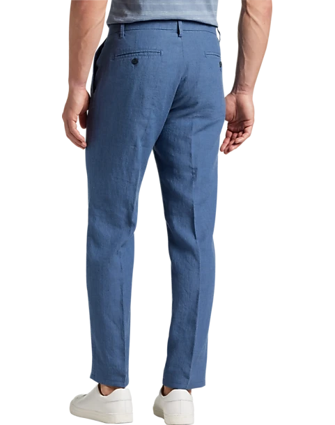 Joseph Abboud Modern Fit Linen-Blend Pants, Natural 2 Joseph Abboud Modern Fit Linen-Blend Pants, Natural - Image 2