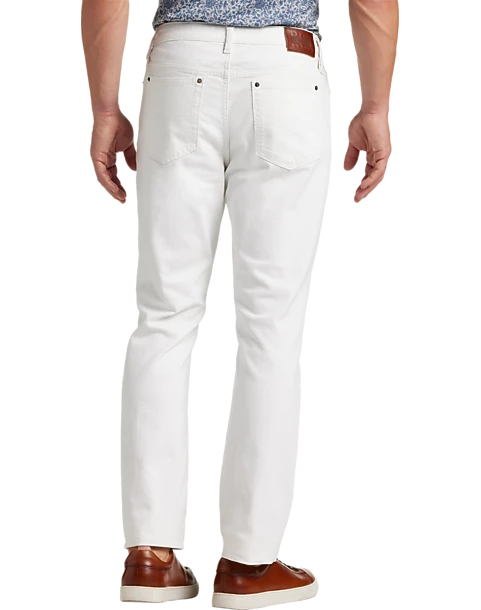 Joseph Abboud Modern Fit Jeans, White 2 Joseph Abboud Modern Fit Jeans, White - Image 2