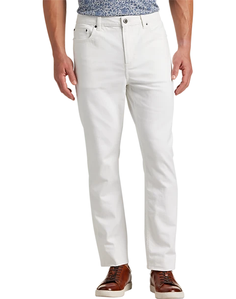 Joseph Abboud Modern Fit Jeans, White 1 Joseph Abboud Modern Fit Jeans, White