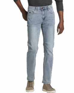 Black Bull Modern Fit MAD 5-Pocket Jeans, Light Wash