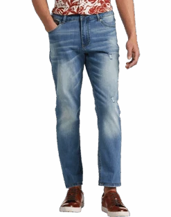 Paisley & Gray Slim Fit Jeans, Destroyed Denim