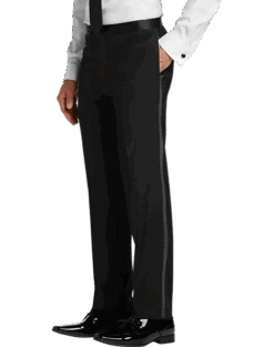 Pronto Uomo Modern Fit Tuxedo, Black -Mens Dress Shirts Store MW40 3G2P 10 PRONTO UOMO BLACK NEW ALT3