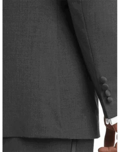 Joseph Abboud Black Label Slim Fit Wool Tuxedo, Gray -Mens Dress Shirts Store MW40 3GP3 17 JOSEPH ABBOUD BLACK LABEL CHARCOAL GRAY ALT2
