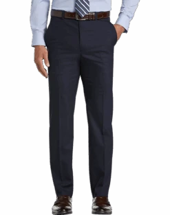 Joseph Abboud Modern Fit Suit Separates Pants, Charcoal Tic