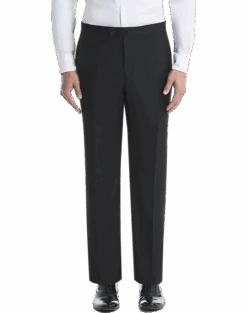 Lauren By Ralph Lauren Classic Fit Suit Separates Tuxedo Pants, Black
