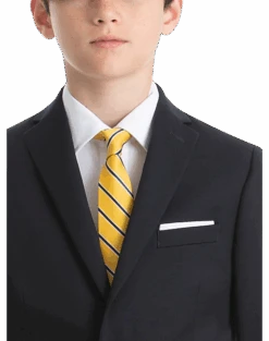 Lauren By Ralph Lauren Boys (Sizes 4-7) Suit Separates Coat, Blue Sharkskin -Mens Dress Shirts Store MW40 3VFH 01 LAUREN BY RALPH LAUREN NAVY SOLID ALT2