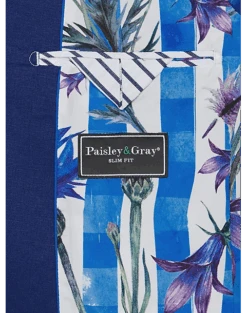 Paisley & Gray Slim Fit Suit Separates Jacket, Blue -Mens Dress Shirts Store MW40 3W24 14 PAISLEY GRAY BLUE POSTMAN ALT3