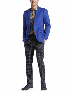 Paisley & Gray Slim Fit Suit Separates Jacket, Blue -Mens Dress Shirts Store MW40 3W24 14 PAISLEY GRAY BLUE POSTMAN ALT5