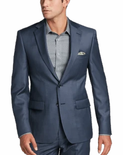 Calvin Klein X-Fit Slim Fit Suit Separates, Blue Sharkskin
