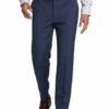 Lauren By Ralph Lauren Classic Fit Suit Separates Pants, Blue Tic