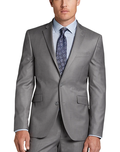 Wilke-Rodriguez Slim Fit Suit Separates Coat, Gray 1 Wilke-Rodriguez Slim Fit Suit Separates Coat, Gray
