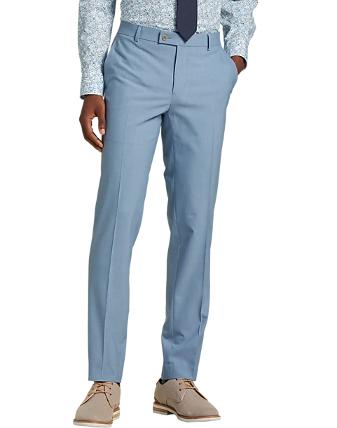 Egara Skinny Fit Suit Separates Pants, Light Blue 1 Egara Skinny Fit Suit Separates Pants, Light Blue