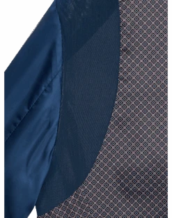 Egara Skinny Fit Suit Separates Coat, Blue Twill -Mens Dress Shirts Store MW40 3X1U 06 EGARA BURGUNDY TWILL ALT4