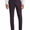 Egara Skinny Fit Suit Separates Dress Pants, Plum Tic