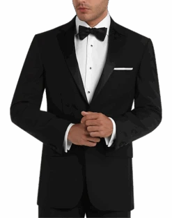 Pronto Uomo Platinum Modern Fit Suit Separates Tuxedo Coat, Black