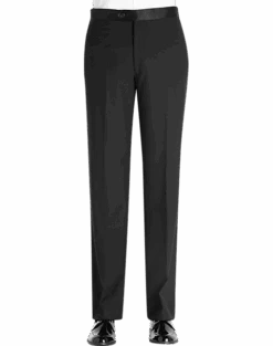Pronto Uomo Platinum Modern Fit Suit Separates Tuxedo Pants, Black