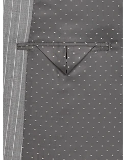 Michael Strahan Classic Fit Suit Gray Stripe -Mens Dress Shirts Store MW40 3X9W 34 MICHAEL STRAHAN GRAY STRIPE ALT4