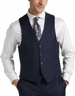 Joseph Abboud Classic Fit Suit Separates Vest, Navy