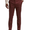 Calvin Klein X-Fit Slim Fit Linen Blend Suit Separates Pants, Brick