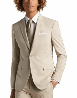 Egara Skinny Fit Notch Lapel Suit Separates Coat, Rose