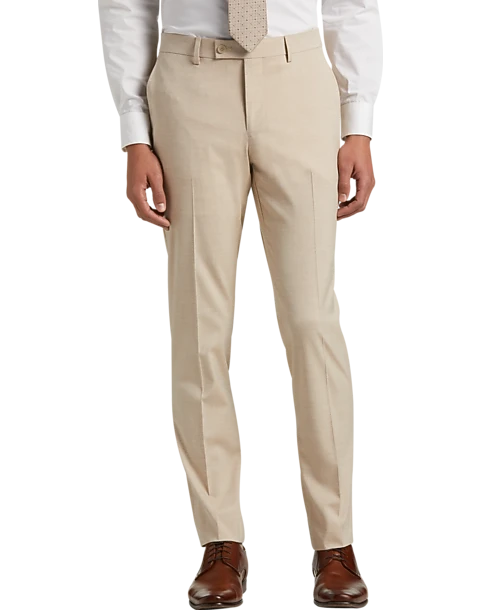 Egara Skinny Fit Suit Separates Pants, Tan 1 Egara Skinny Fit Suit Separates Pants, Tan