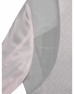 Egara Skinny Fit Suit Separates Coat, Gray & Pink Plaid 7 Egara Skinny Fit Suit Separates Coat, Gray & Pink Plaid -Mens Dress Shirts Store MW40 3XH7 64 EGARA GRAY PINK PLAID ALT4