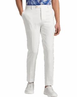 Paisley & Gray Slim Fit Suit Separates Pants, White