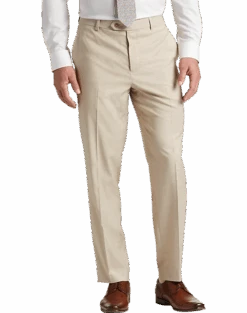 Pronto Uomo Modern Fit Suit Separates Pants, Tan Sharkskin