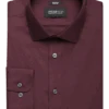 Awearness Kenneth Cole Slim Fit Performance Stretch Dress Shirt, Burgundy