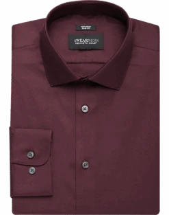 Awearness Kenneth Cole Slim Fit Performance Stretch Dress Shirt, Purple