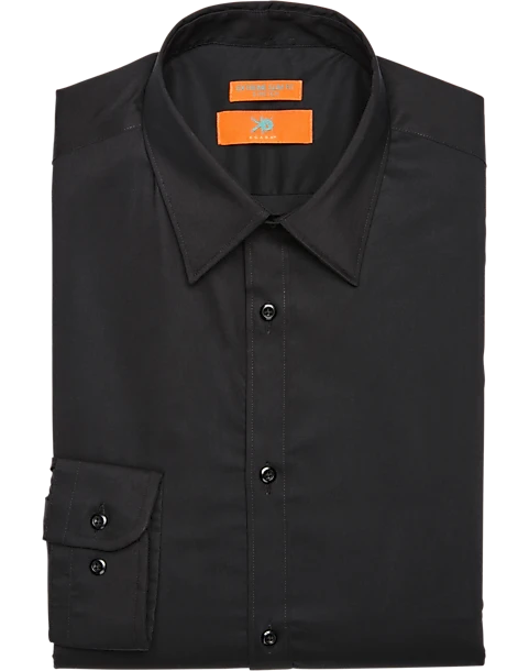Egara Skinny Fit Dress Shirt, Black 1 Egara Skinny Fit Dress Shirt, Black