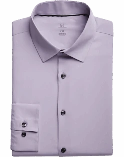 Michael Strahan Modern Fit Spread Collar Dress Shirt, Lilac