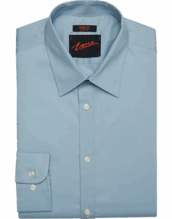 Egara Skinny Fit Point Collar Dress Shirt, Blue