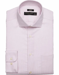 Pronto Uomo Modern Fit Dress Shirt, Pink Check