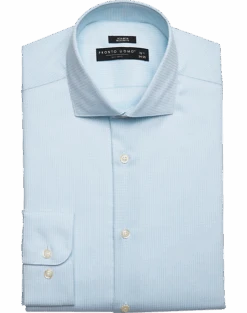 Pronto Uomo Modern Fit Spread Collar Dress Shirt, Teal Check